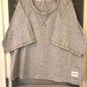 Calvin Klein Performance Gray Breathable Top 2X